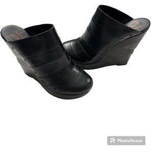 Diane Von Furstenburg Octavia Wedge Clogs